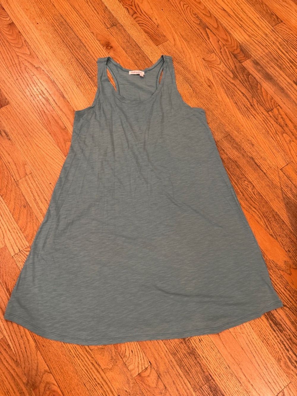 fresh produce Green Racerback Tank Dress - Picture 4 of 7